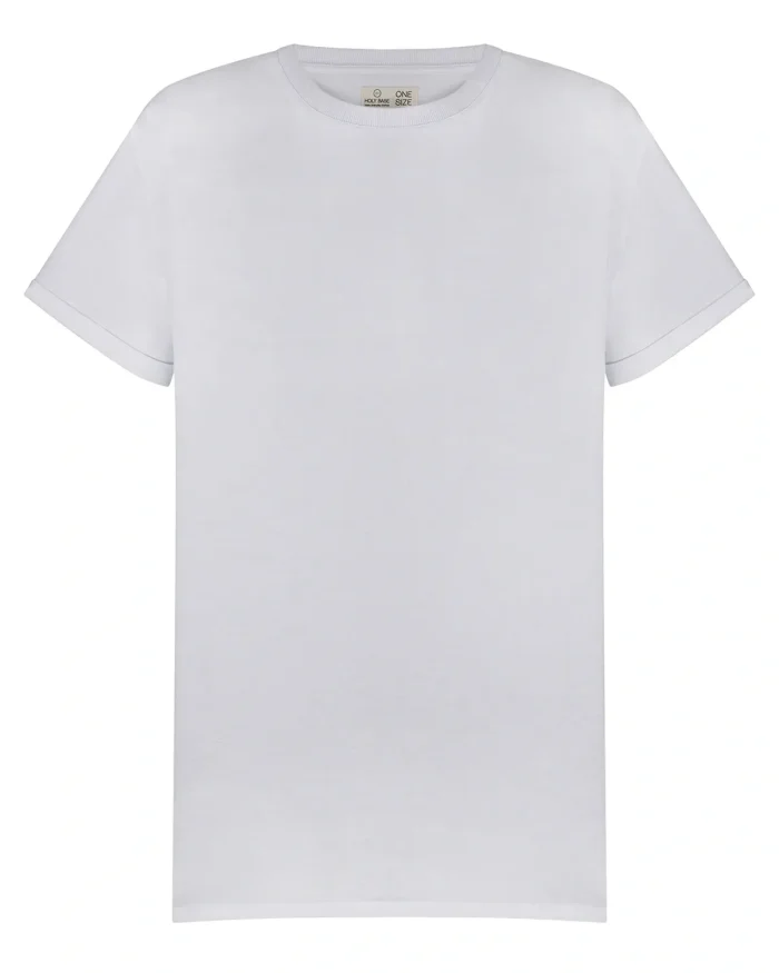 loose fit pure cotton t-shirt - white