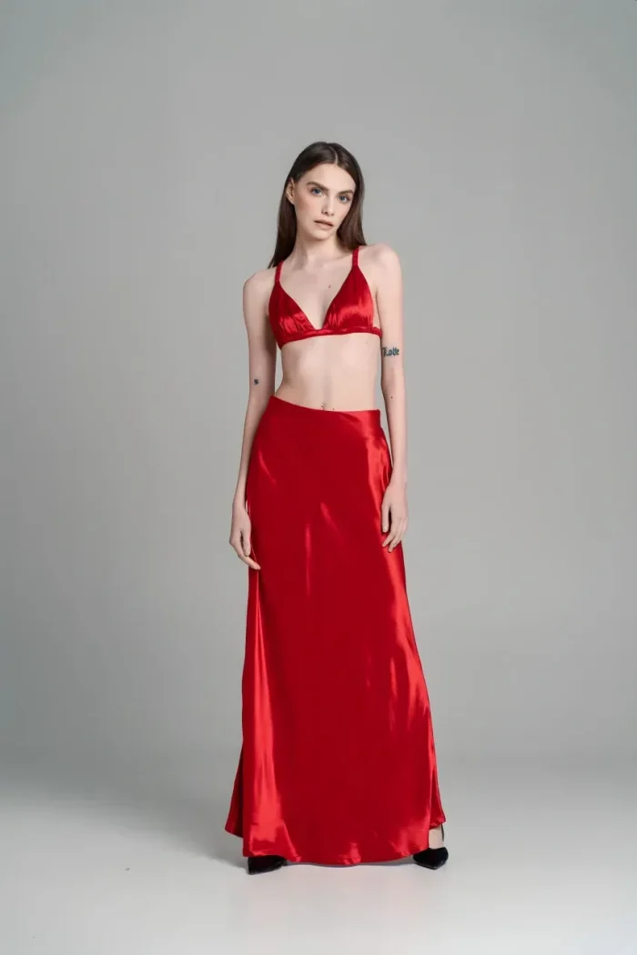 viscose "sense" top - red